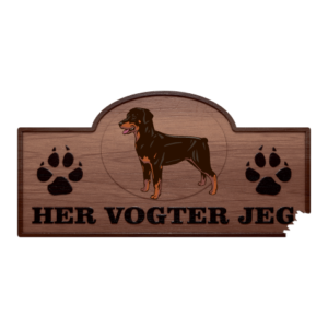 Her Vogter Jeg - Sticker - Smålandsstøver