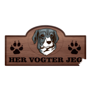 Her Vogter Jeg - Sticker - Stephens Cur
