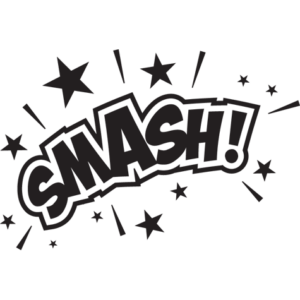 Smash 001 Wallsticker