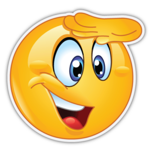 Spejdende smiley