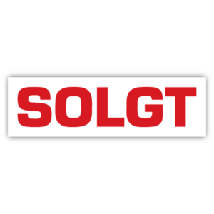 Solgt 001 - Sticker