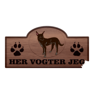 Her Vogter Jeg - Sticker - Taiwanhund
