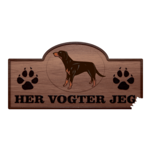 Her Vogter Jeg - Sticker - Transylvansk Støver