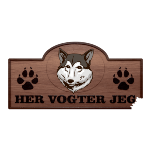 Her Vogter Jeg - Sticker - Vestsibirisk Lajka