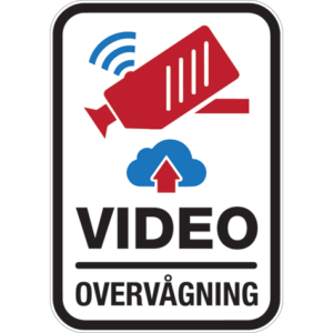Videoovervågning 001 Sticker