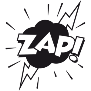 Zap Wallsticker