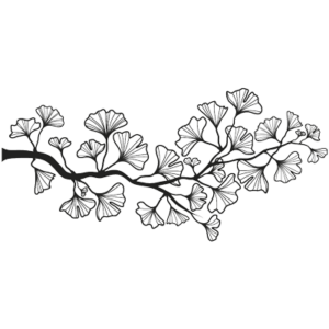 Gingko gren 001 Wallsticker