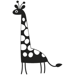 Giraf 001 Wallsticker