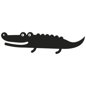 Krokodille 001 Wallsticker