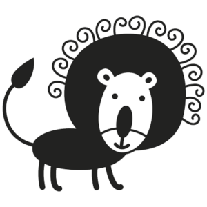 Løve 001 Wallsticker