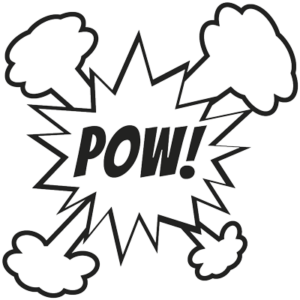 Pow 001 Wallsticker