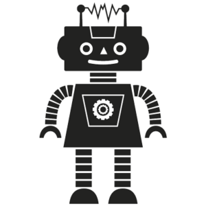 Robotpige 001 Wallsticker