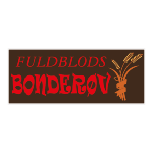 Fuldblods Bonderøv klistermærke. Bumper sticker. Klistermærke med tryk. Printet på vandfast selvklæbende PVC-folie fra stickers.dk