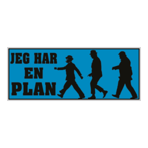 Olsen banden klistermærke. Bumper sticker. Klistermærke med tryk. Printet på vandfast selvklæbende PVC-folie fra stickers.dk