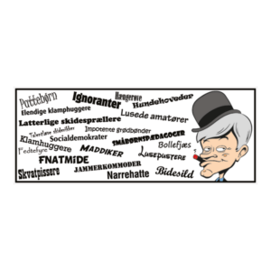 Olesen banden klistermærke. Bumper sticker. Klistermærke med tryk. Printet på vandfast selvklæbende PVC-folie fra stickers.dk
