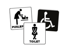 Toilet stickers