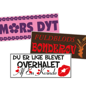 Bumper stickers