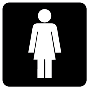 Symbol 002 Dame  - sticker