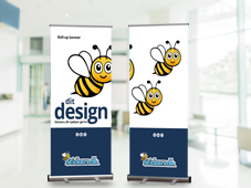 Roll-up banner dobbelt