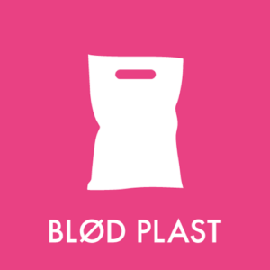 Affaldspiktogram Henteordning Bloed plast