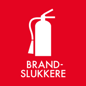 Affaldspiktogram Genbrugsplads Brandslukkere