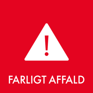 Affaldspiktogram Genbrugsplads Farligt Affald
