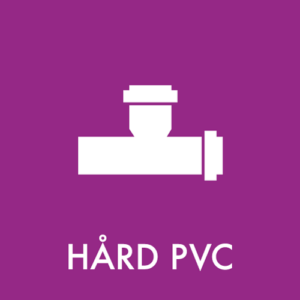 Affaldspiktogram Genbrugsplads Haard PVC