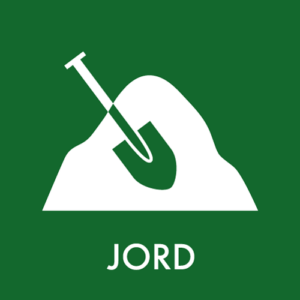 Affaldspiktogram Genbrugsplads Jord