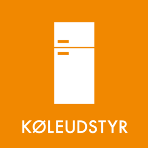Affaldspiktogram Genbrugsplads Koeleudstyr