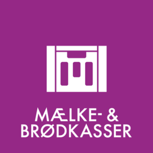Affaldspiktogram Genbrugsplads Maelke- og broedkasser