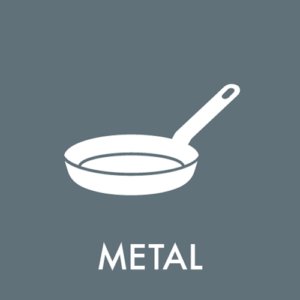 Affaldspiktogram Genbrugsplads Metal