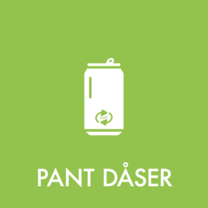 Affaldspiktogram Henteordning Pant daaser