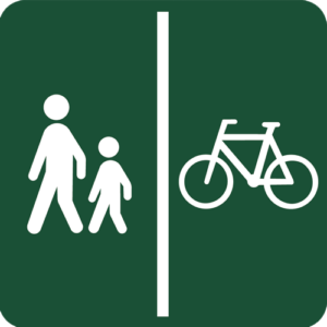 Naturstyrelsens Piktogram Gangsti cykelsti