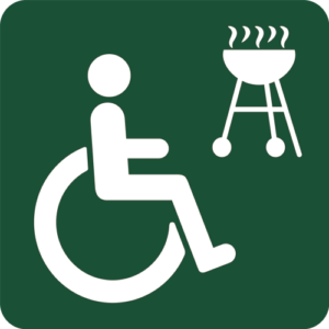 Naturstyrelsens Piktogram Handicapegnet grill