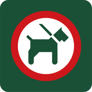 Naturstyrelsens Piktogram Hund i snor