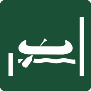 Naturstyrelsens Piktogram Kano sluse