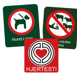 Naturstyrelsens piktogrammer stickers
