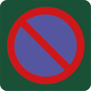 Naturstyrelsens Piktogram Parkering forbudt