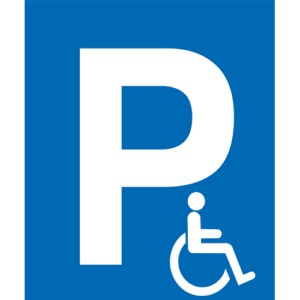 Naturstyrelsens Piktogram Parkeringsplads handicap