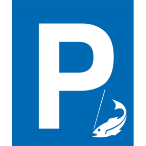 Naturstyrelsens Piktogram Parkeringsplads lystfiskeri
