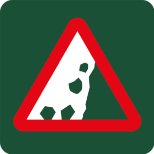 Naturstyrelsens Piktogram Stenskred