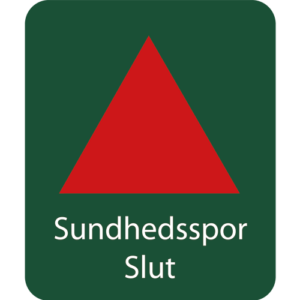 Naturstyrelsens Piktogram Sundhedsspor slut