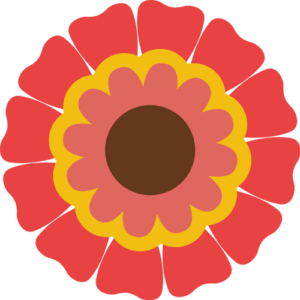 Retro blomst 22 sticker