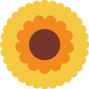 Retro blomst 33 sticker