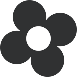 Retro blomst 65 sticker
