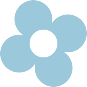Retro blomst 67 sticker