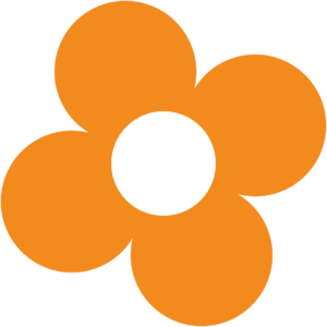 Retro blomst 68 sticker