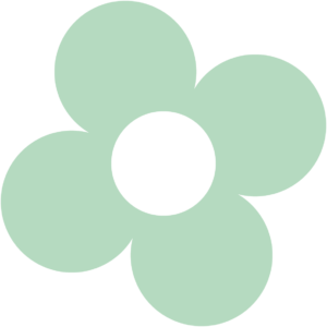 Retro blomst 74 sticker