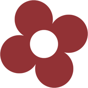 Retro blomst 77 sticker