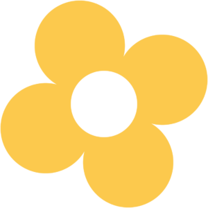 Retro blomst 78 sticker